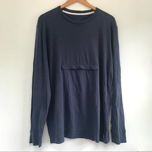 Tavik Men’s Long Sleeve shirt blue large pocket